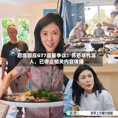 启境回应GT7品鉴争议：苏芒非代言人	，已停止相关内容传播-第3张图片