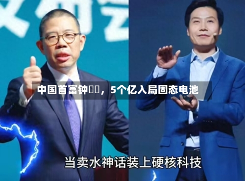 中国首富钟睒睒，5个亿入局固态电池-第2张图片