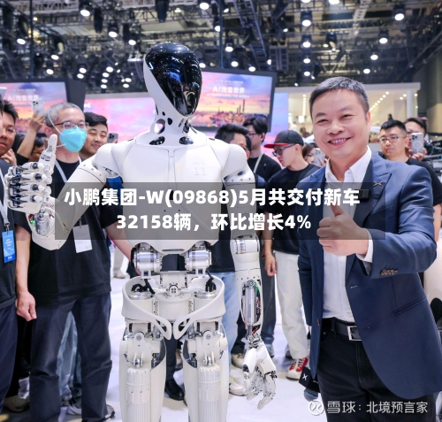 小鹏集团-W(09868)5月共交付新车32158辆，环比增长4%-第2张图片