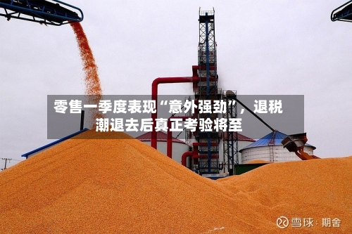 零售一季度表现“意外强劲”，退税潮退去后真正考验将至-第2张图片