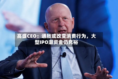 高盛CEO：通胀或改变消费行为，大型IPO潮资金仍充裕-第2张图片