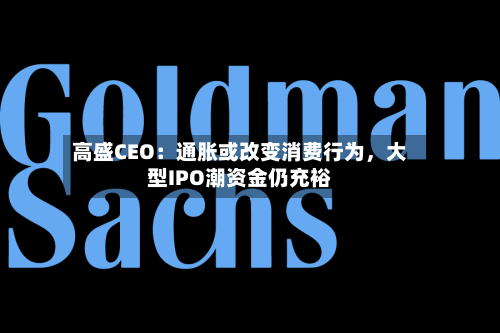 高盛CEO：通胀或改变消费行为	，大型IPO潮资金仍充裕-第3张图片