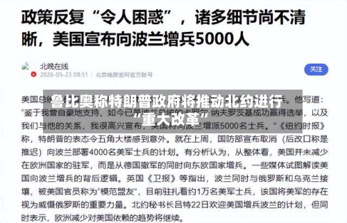 鲁比奥称特朗普政府将推动北约进行“重大改革”-第3张图片