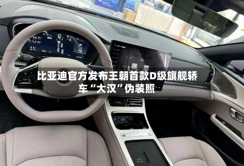 比亚迪官方发布王朝首款D级旗舰轿车“大汉”伪装照-第3张图片