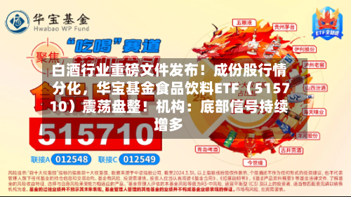 白酒行业重磅文件发布！成份股行情分化	，华宝基金食品饮料ETF（515710）震荡盘整！机构：底部信号持续增多-第2张图片