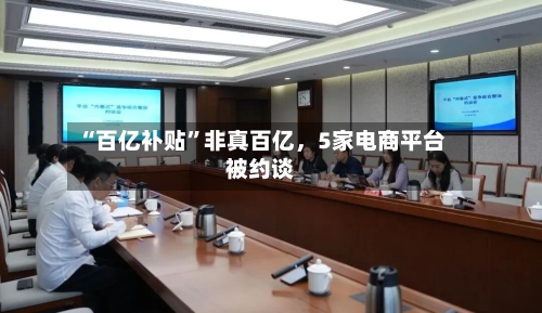 “百亿补贴”非真百亿，5家电商平台被约谈-第2张图片