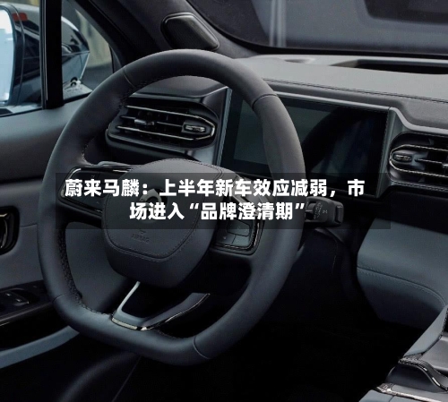 蔚来马麟：上半年新车效应减弱	，市场进入“品牌澄清期	”-第3张图片