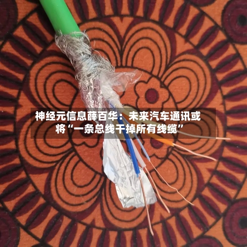 神经元信息薛百华：未来汽车通讯或将“一条总线干掉所有线缆	”-第2张图片
