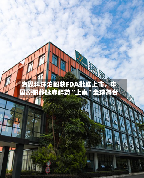 海思科环泊酚获FDA批准上市，中国原研静脉麻醉药“上桌”全球舞台-第3张图片