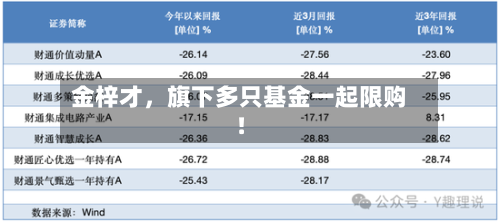 金梓才，旗下多只基金一起限购！-第2张图片