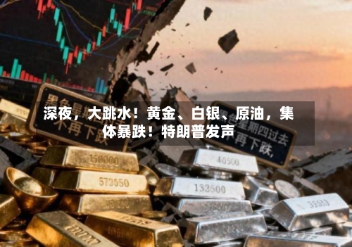 深夜，大跳水！黄金	、白银、原油，集体暴跌！特朗普发声-第2张图片