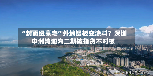 “封面级豪宅	”外墙铝板变涂料？深圳中洲湾迎海二期被指货不对板-第2张图片