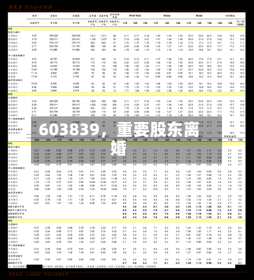 603839，重要股东离婚-第3张图片