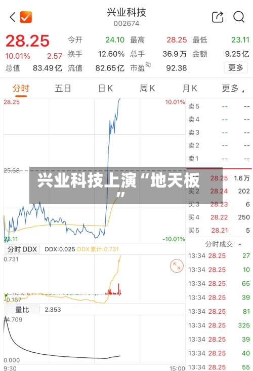 兴业科技上演“地天板”-第2张图片