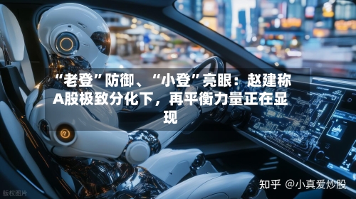 “老登”防御、“小登”亮眼：赵建称A股极致分化下，再平衡力量正在显现-第3张图片