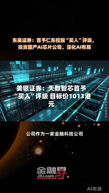 美银证券：天数智芯首予“买入”评级 目标价1013港元-第1张图片
