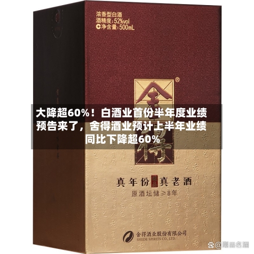大降超60%！白酒业首份半年度业绩预告来了，舍得酒业预计上半年业绩同比下降超60%-第3张图片