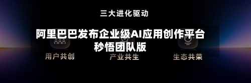 阿里巴巴发布企业级AI应用创作平台秒悟团队版-第2张图片
