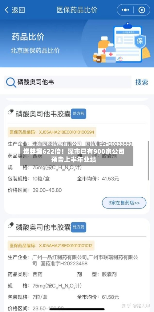 比较高
增长超622倍!深市已有900家公司预告上半年业绩