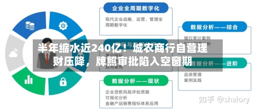半年缩水近240亿！城农商行自营理财压降，牌照审批陷入空窗期-第3张图片