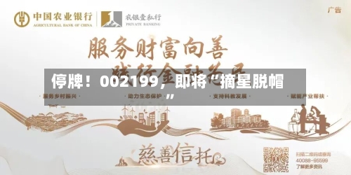 停牌！002199，即将“摘星脱帽”-第2张图片