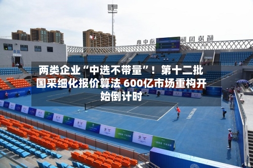 两类企业“中选不带量	”！第十二批国采细化报价算法 600亿市场重构开始倒计时-第3张图片