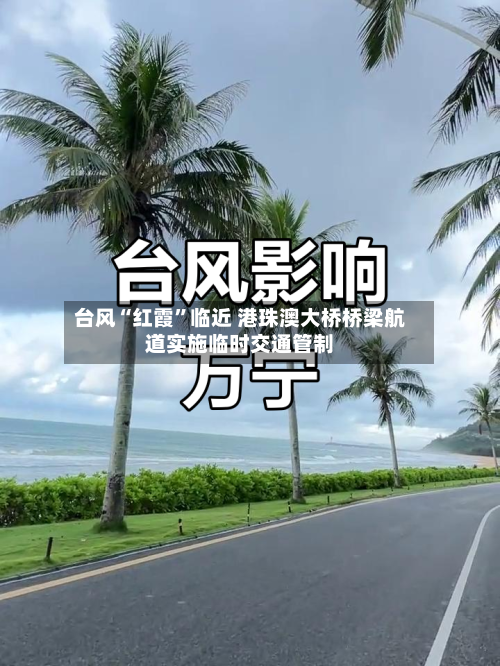 台风“红霞	”临近 港珠澳大桥桥梁航道实施临时交通管制-第3张图片