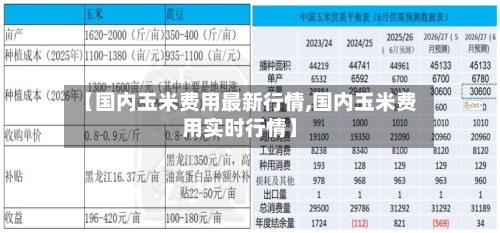 【国内玉米费用最新行情,国内玉米费用实时行情】-第3张图片