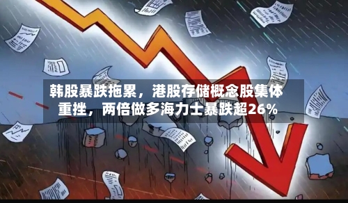 韩股暴跌拖累，港股存储概念股集体重挫，两倍做多海力士暴跌超26%-第1张图片