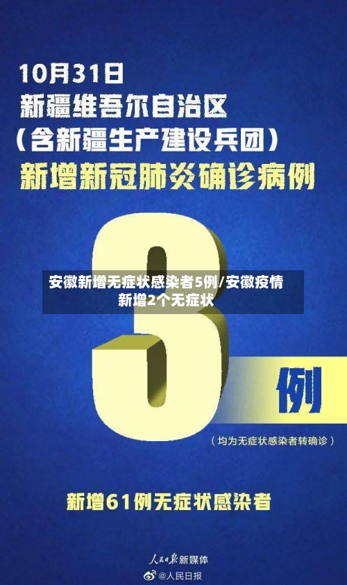 安徽新增无症状感染者5例/安徽疫情新增2个无症状-第2张图片