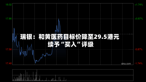 瑞银：和黄医药目标价降至29.5港元 续予“买入”评级-第1张图片