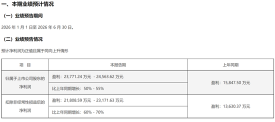 A股罕见！周六，5家创业板公司发布业绩预告！301536	，净利预增约6倍