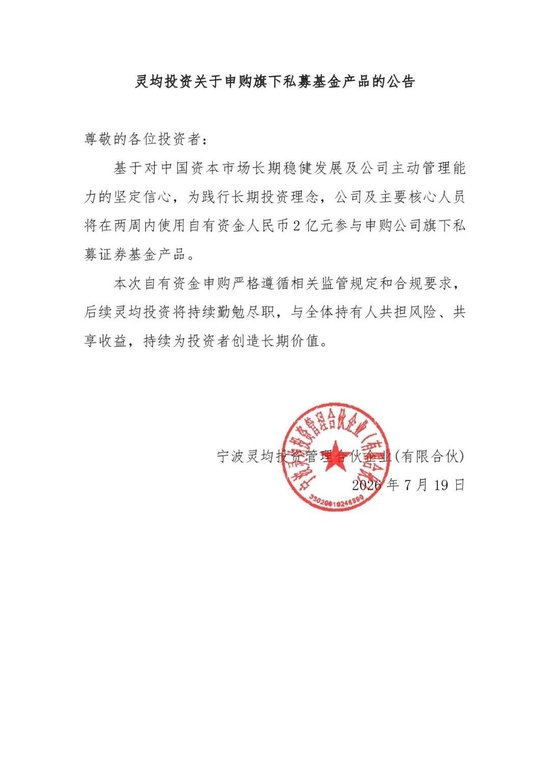 越跌越买！刚刚	，又有头部量化私募出手了